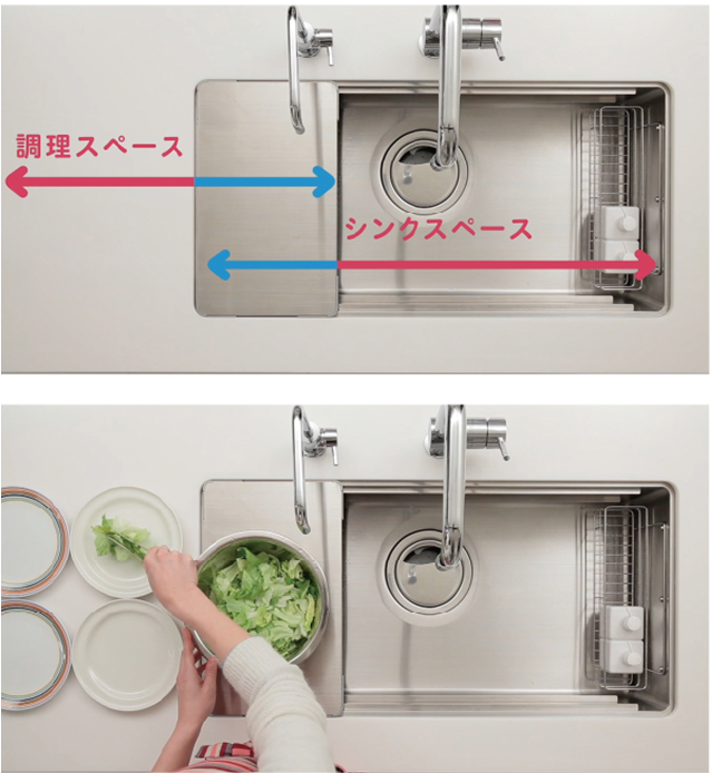 ステンレス3ファンクションシン